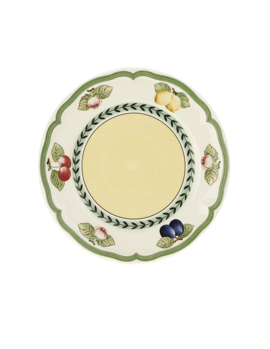 Plato postre French Garden Fleurence blanca Plato postre French Garden Fleurence blanca