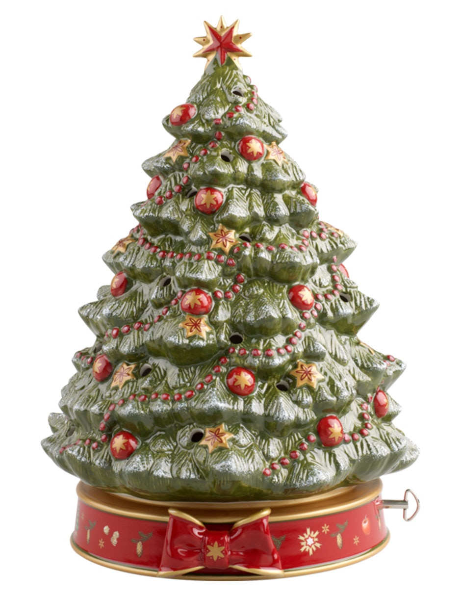 Figura decorativa de árbol navidad Toy'S Delight de porcelana
