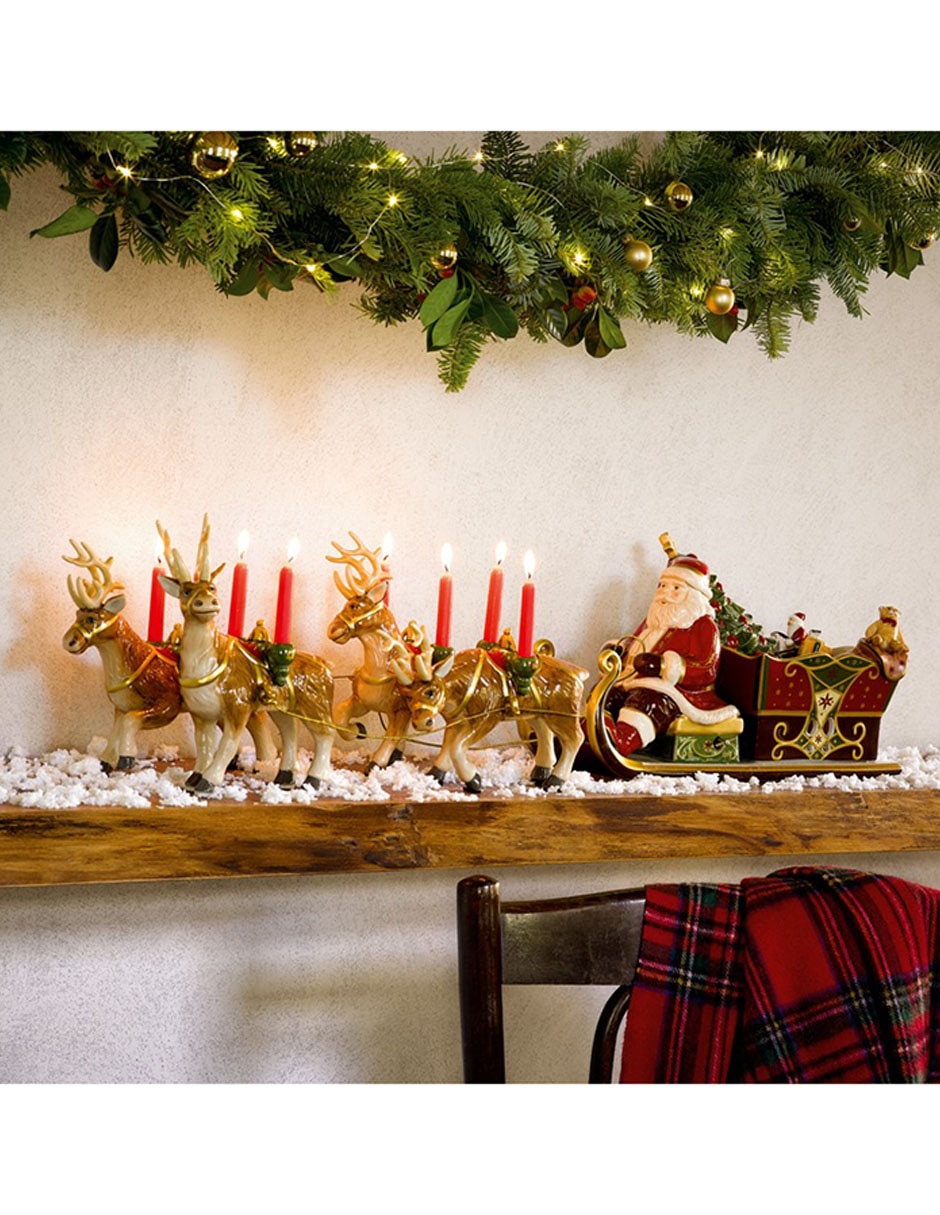 Figura decorativa navideña Christmas Toys de porcelana 4