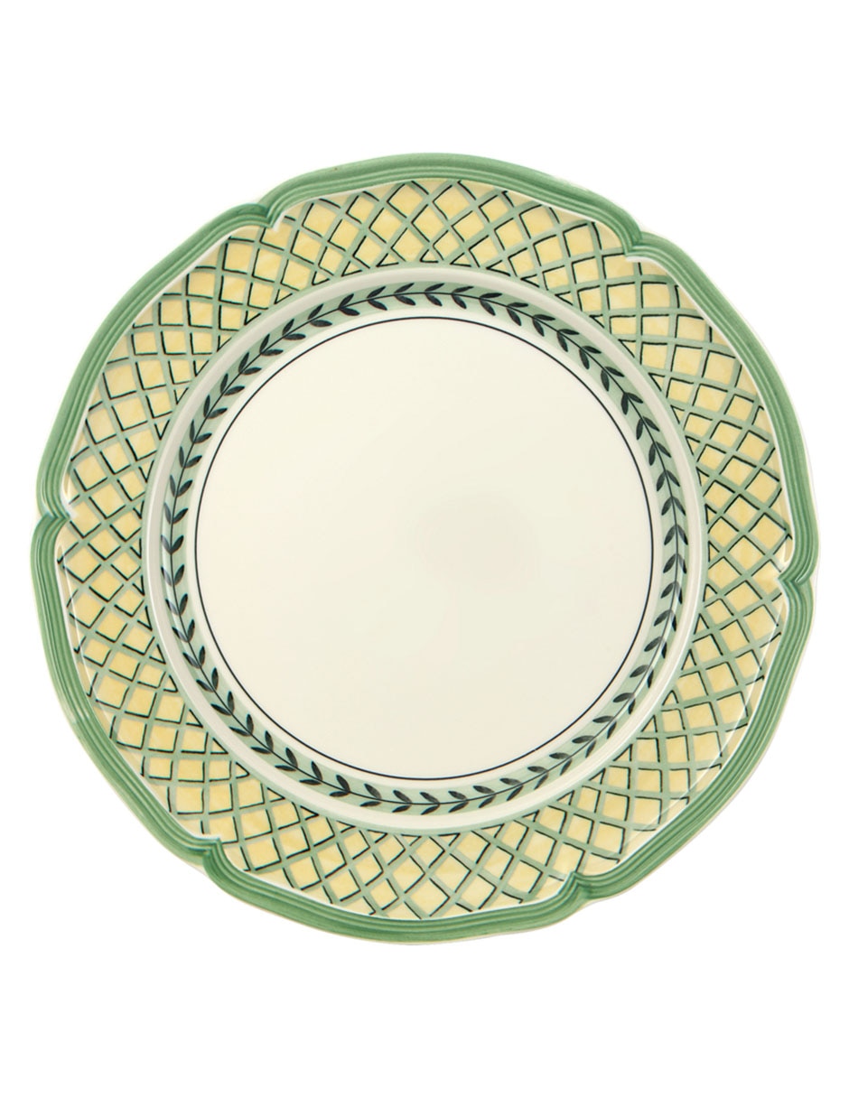Plato pastel French Garden de porcelana