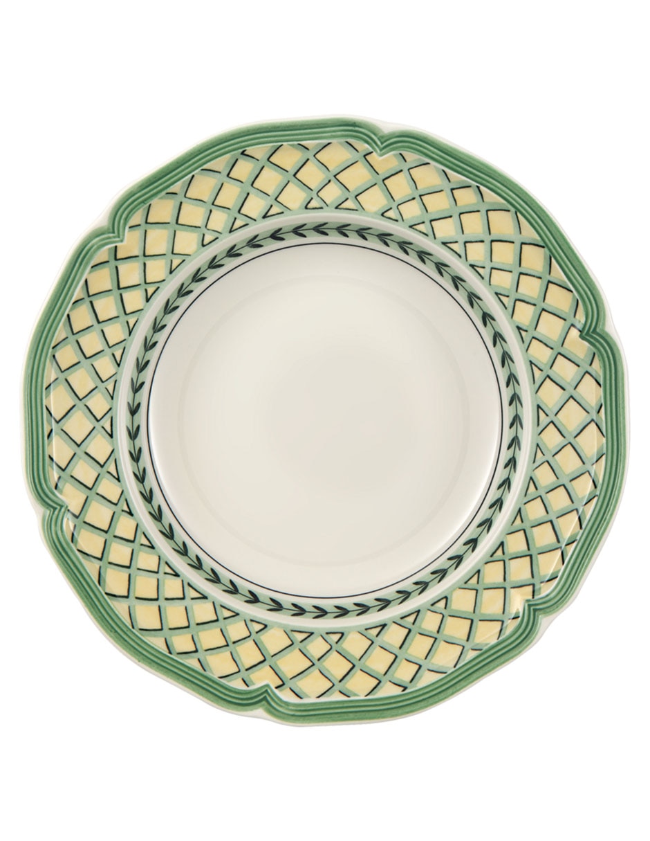 Plato French Garden de porcelana