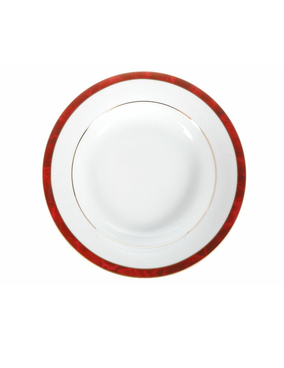 Plato sopa de porcelana