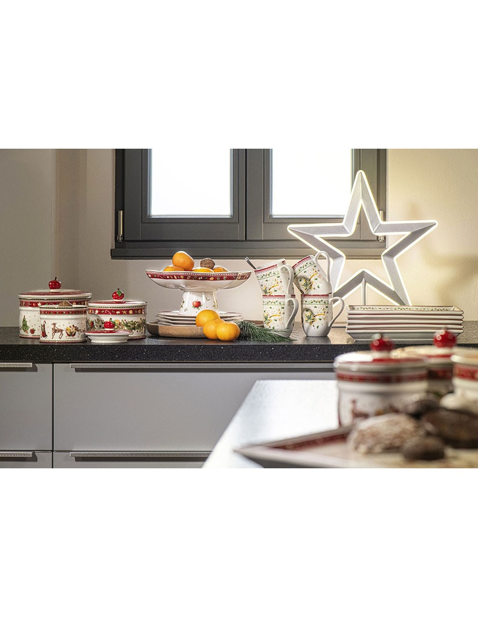 Platón navideño Villeroy & Boch Bakery Delight de porcelana 2