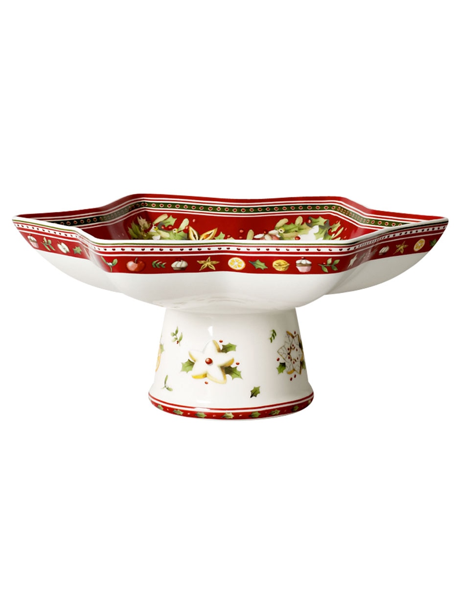Platón navideño Villeroy & Boch Bakery Delight de porcelana