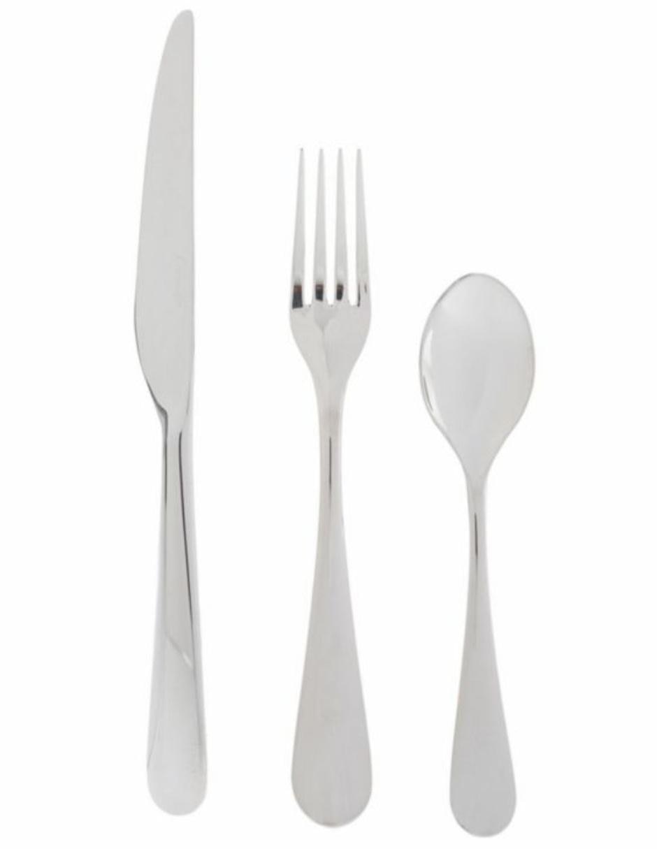 Set cubiertos de acero 36 piezas