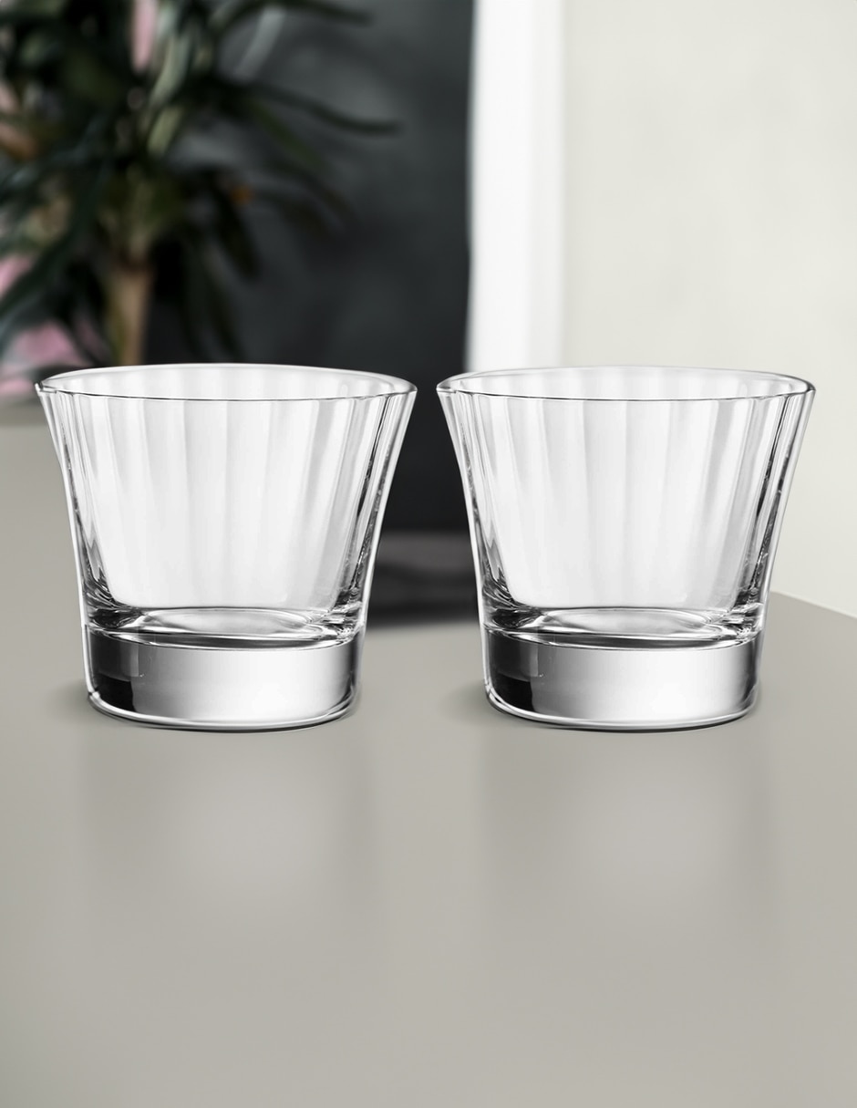 Set de vasos tequileros Baccarat Mille Nuits de cristal con 2 piezas 2