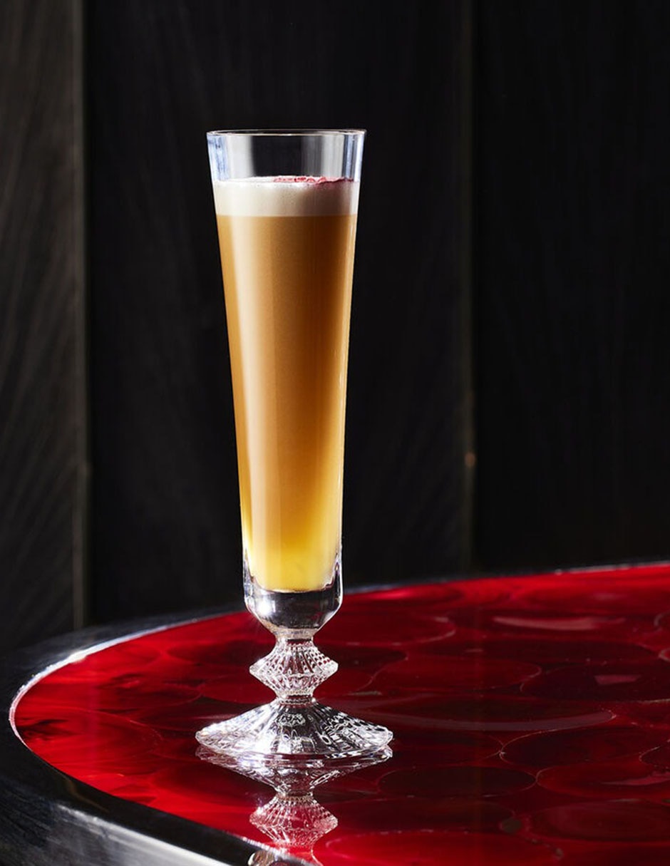 Copa para champán Baccarat de cristal 2 piezas