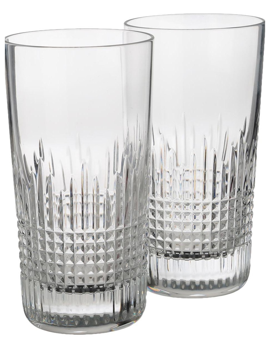 Set de vasos para agua Baccarat de cristal con 2 piezas Set de vasos para agua Baccarat de cristal con 2 piezas