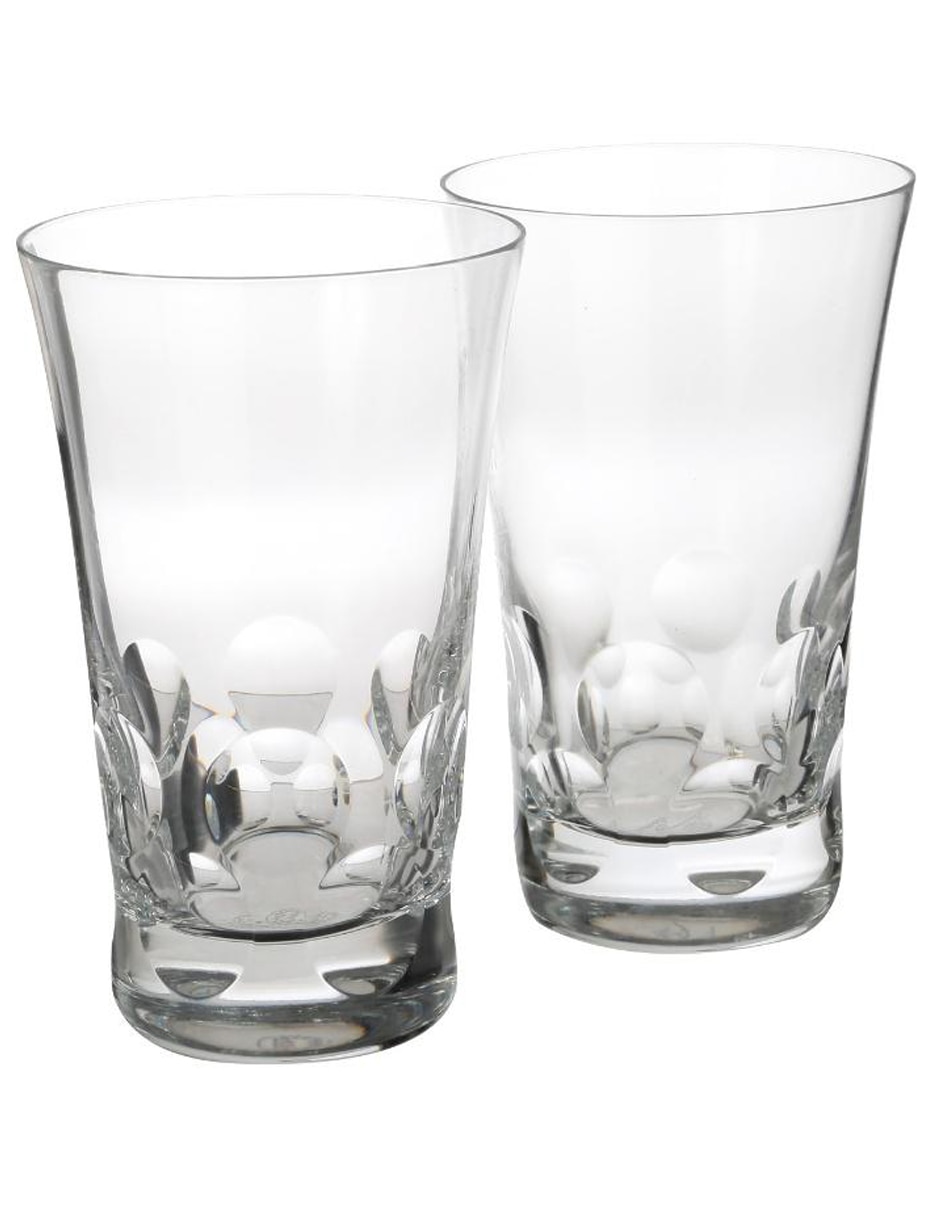 Set de vasos para agua Baccarat de cristal con 2 piezas Set de vasos para agua Baccarat de cristal con 2 piezas