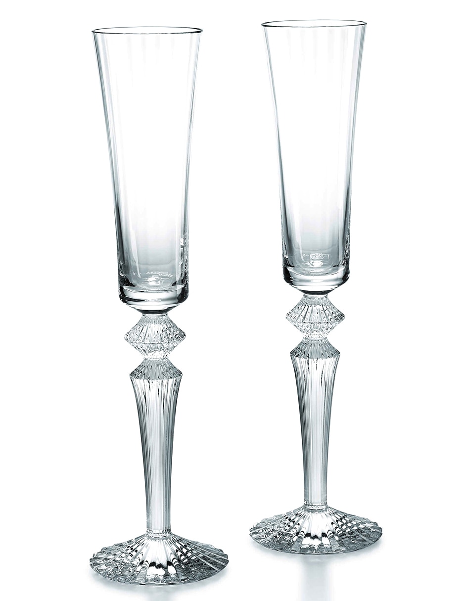 Copa para cóctel Baccarat de cristal 2 piezas Copa para cóctel Baccarat de cristal 2 piezas
