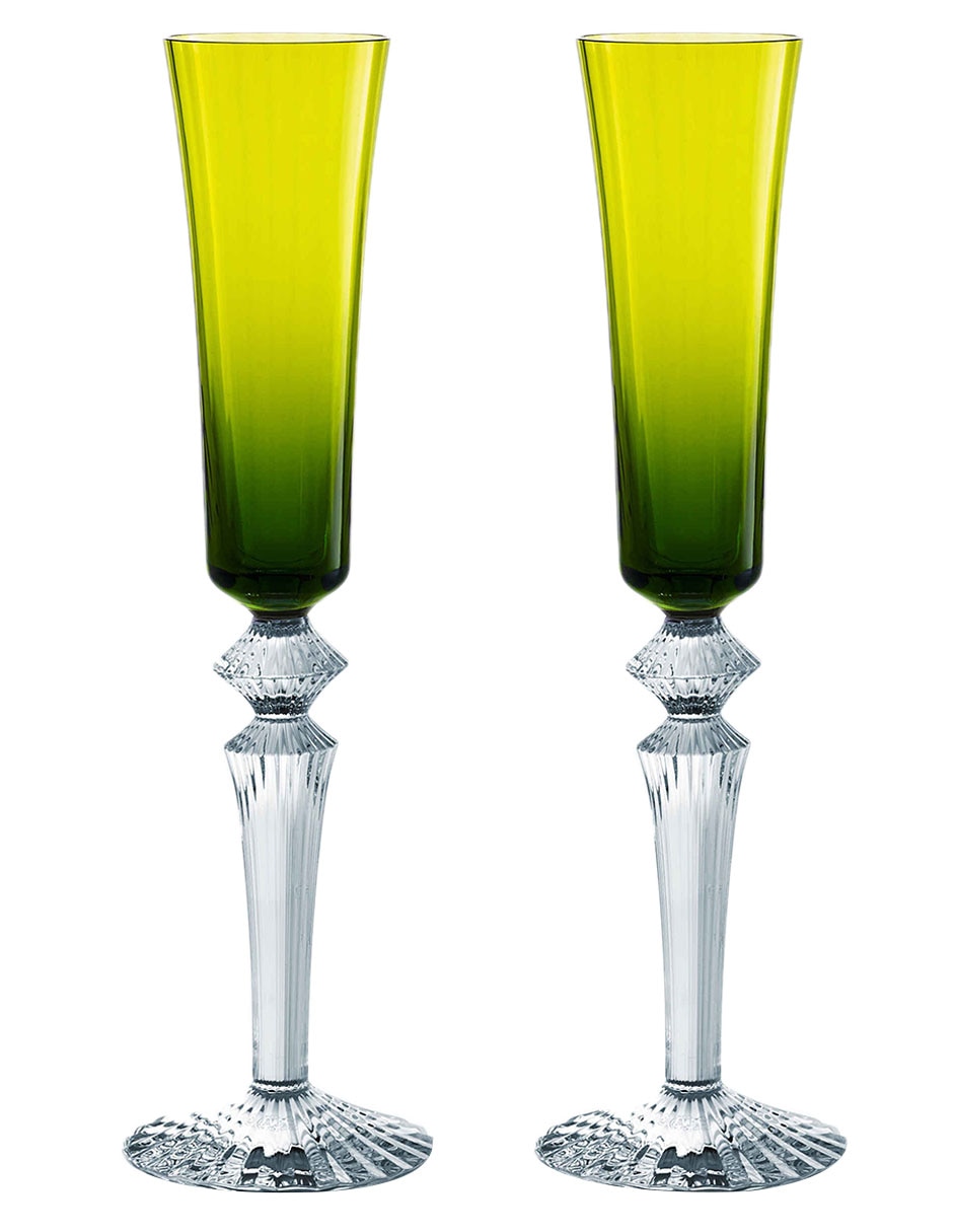 Copa para champán Baccarat de cristal 2 piezas