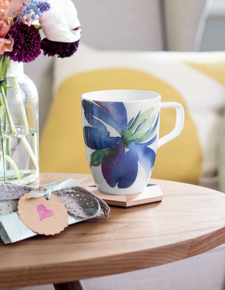 Taza cappuccino Flower 2