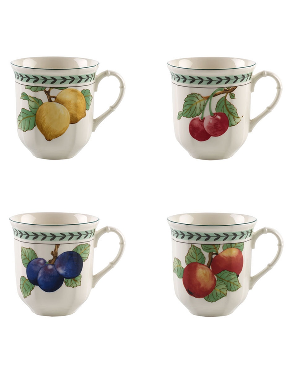 Set de tazas té French Garden 4 piezas Set de tazas té French Garden 4 piezas