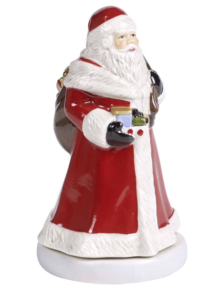Figura decorativa de santa claus de porcelana Figura decorativa de santa claus de porcelana
