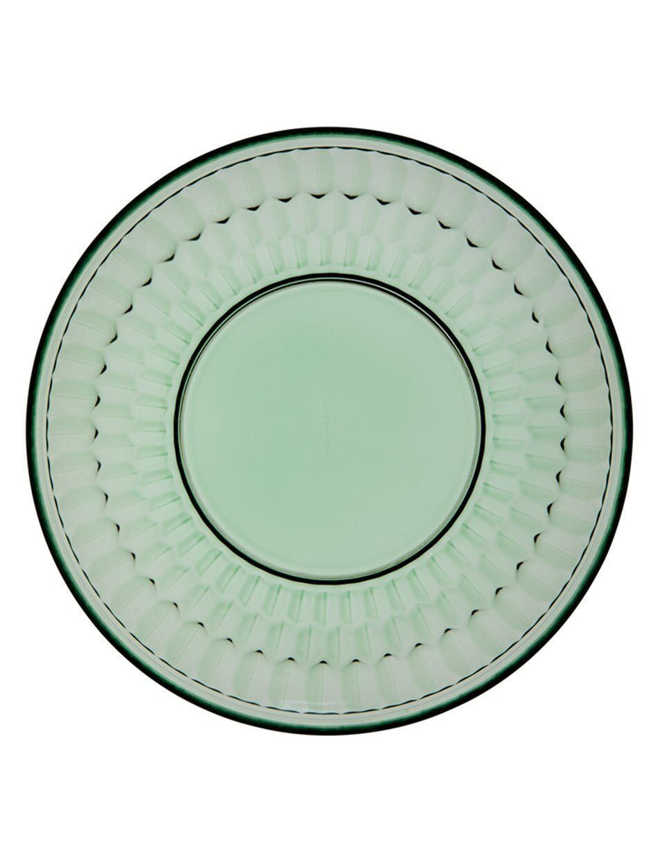 Plato postre de cristal 2 piezas 3