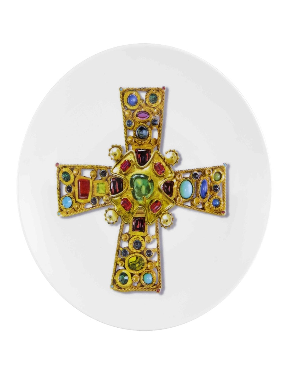 Plato postre Byzantine de porcelana