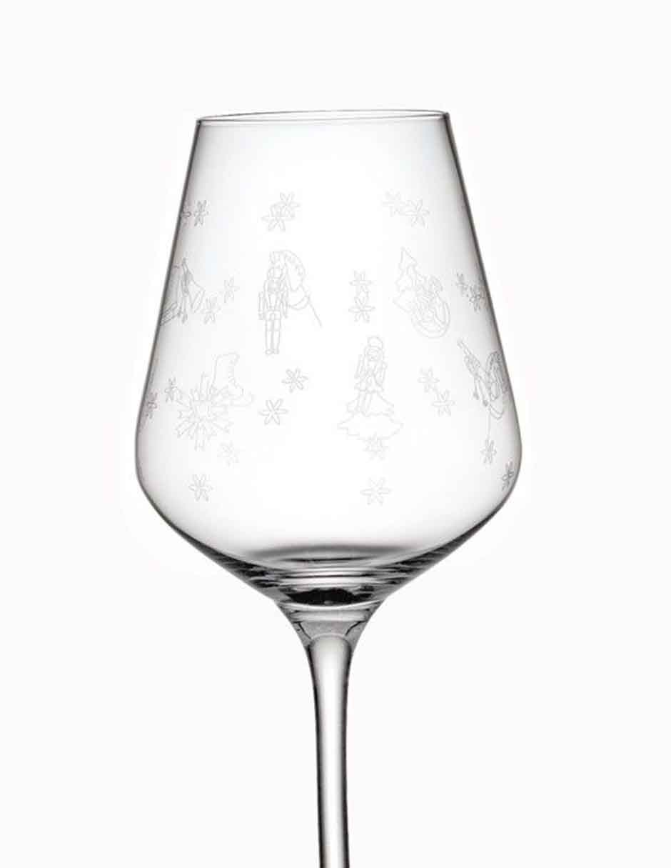 Set de copas para vino tinto och Toys d light de cristal 5