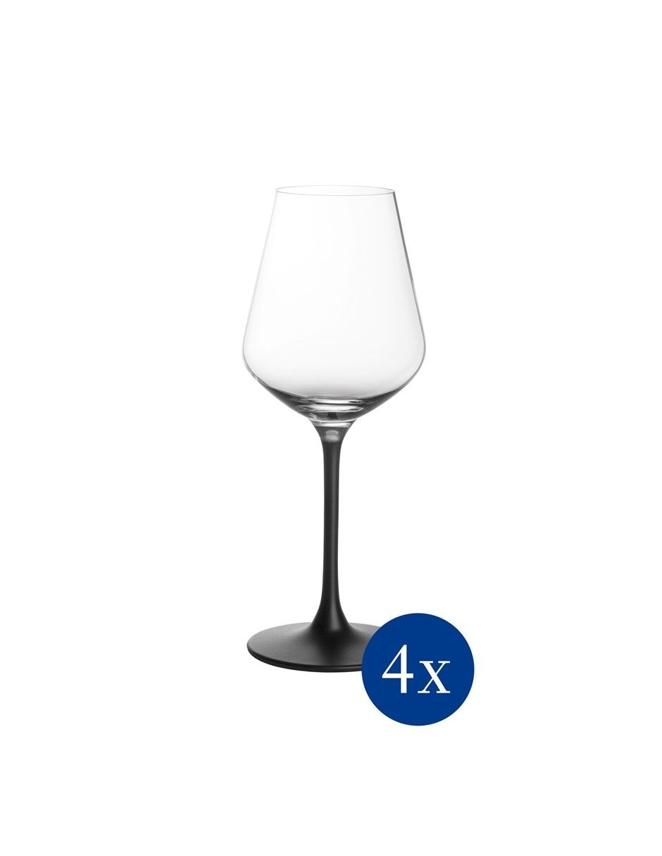 Set de copas para vino tinto Villeroy & B Manufacture Rock de cristal 4 piezas 5