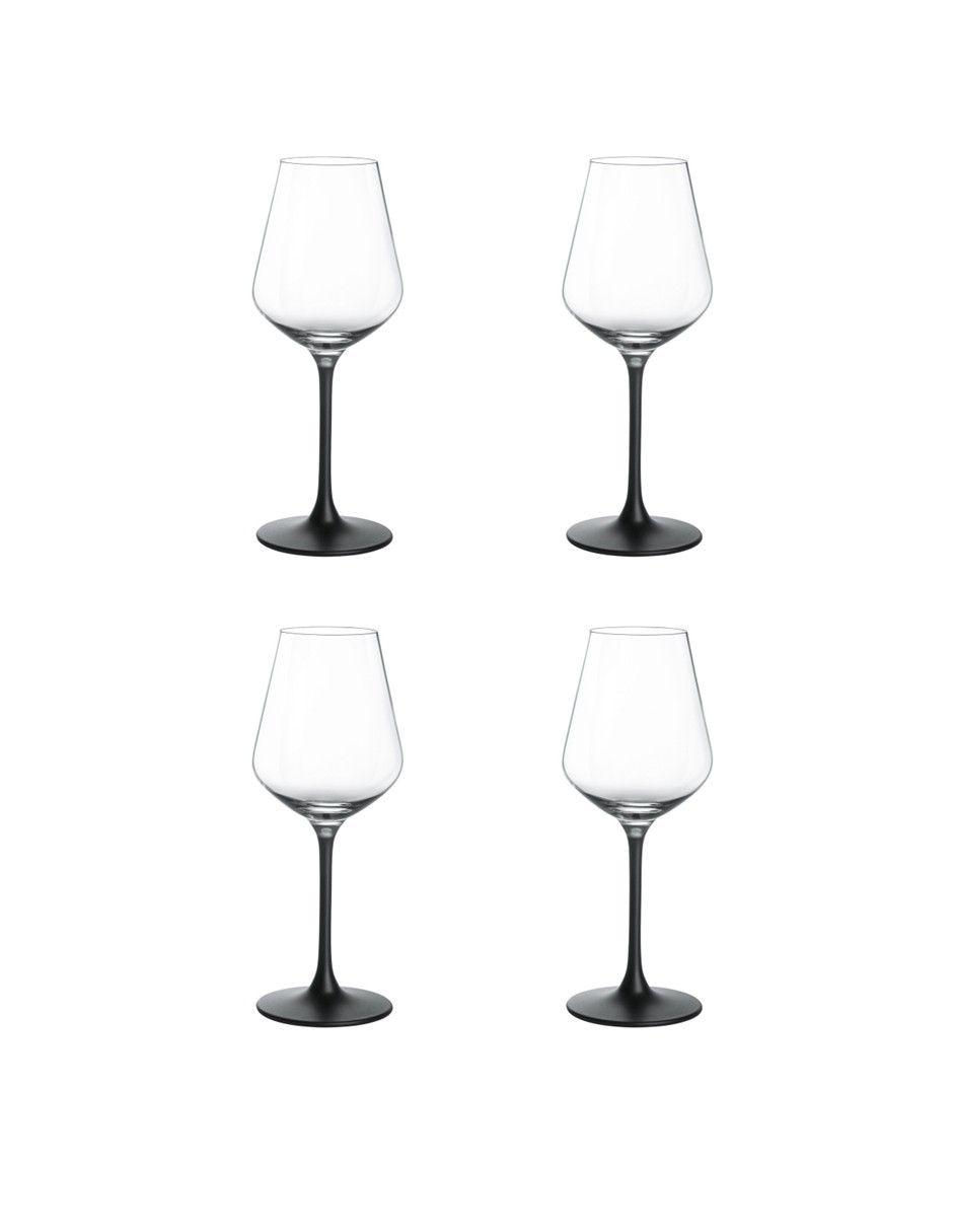 Set de copas para vino tinto Villeroy & B Manufacture Rock de cristal 4 piezas