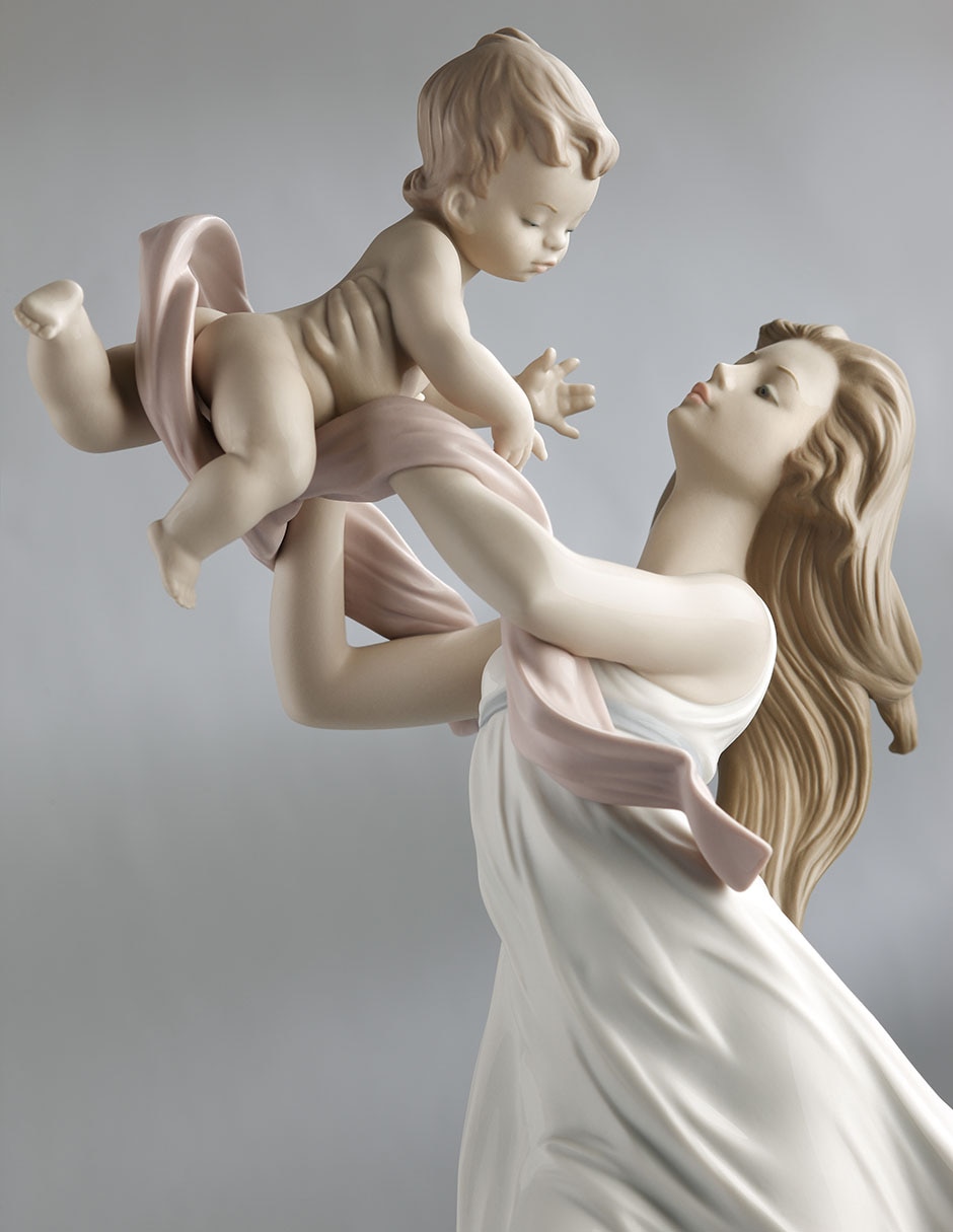Escultura de porcelana
