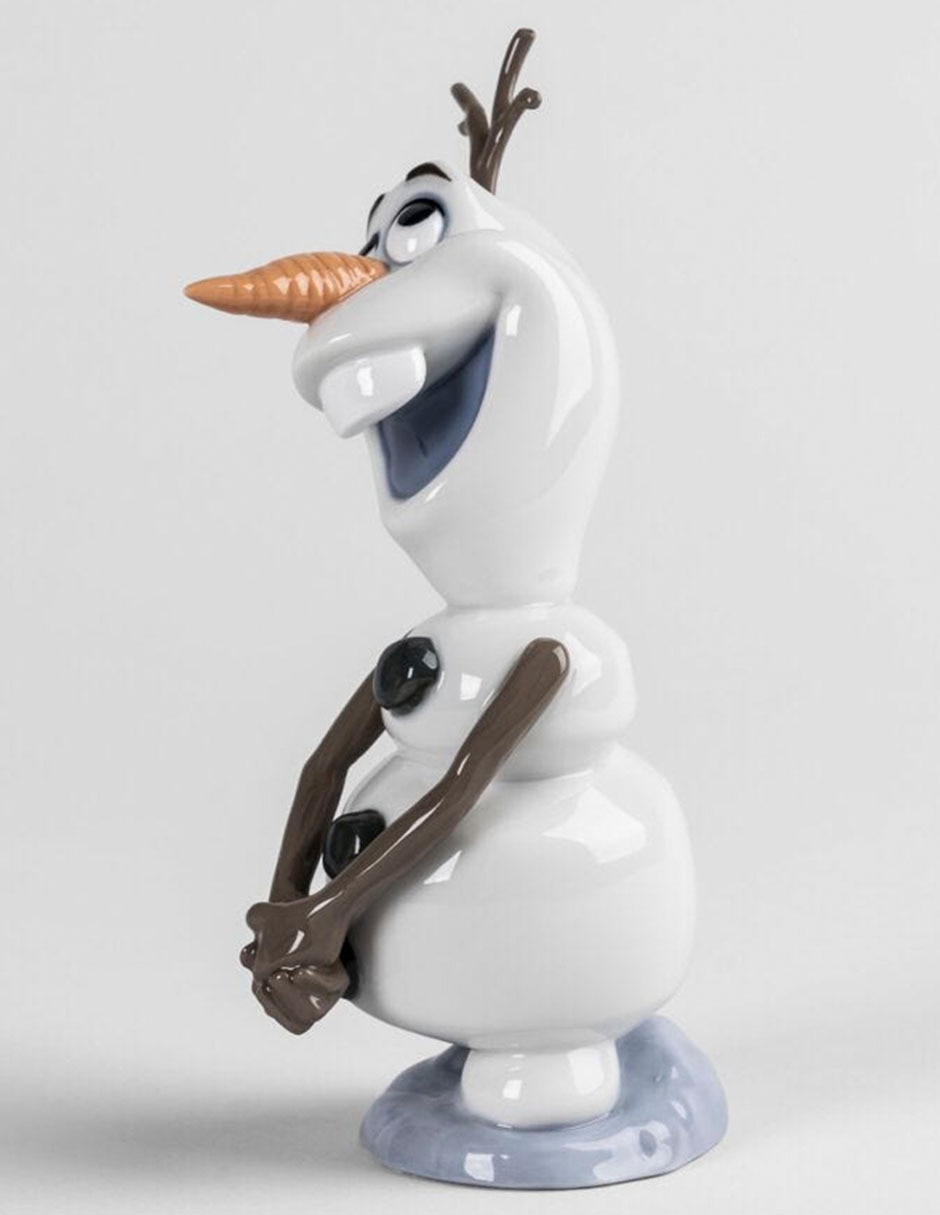 Escultura lladró olaf de porcelana
