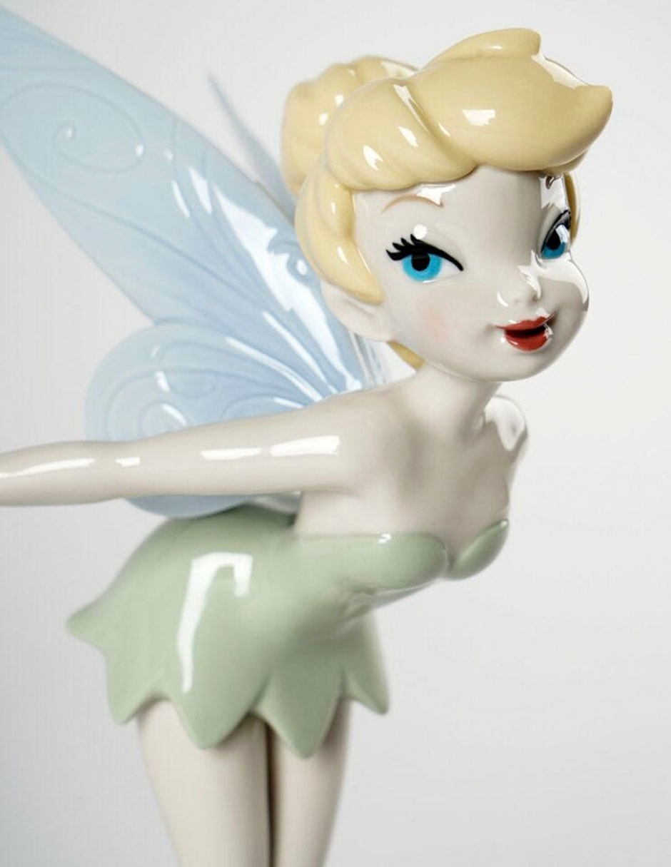 Escultura lladró tinker bell de porcelana