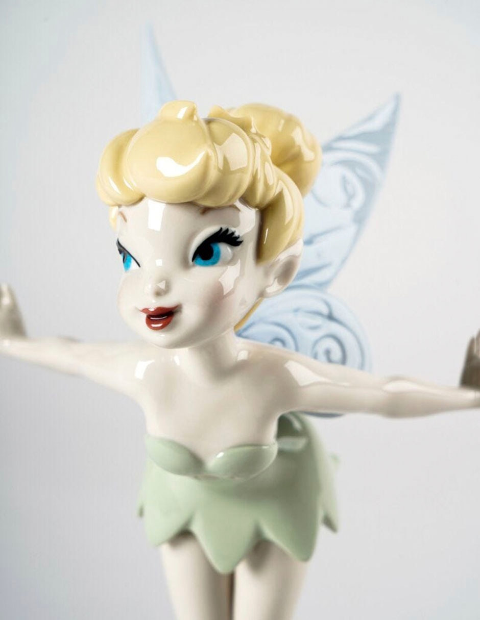 Escultura tinker bell de porcelana Escultura tinker bell de porcelana