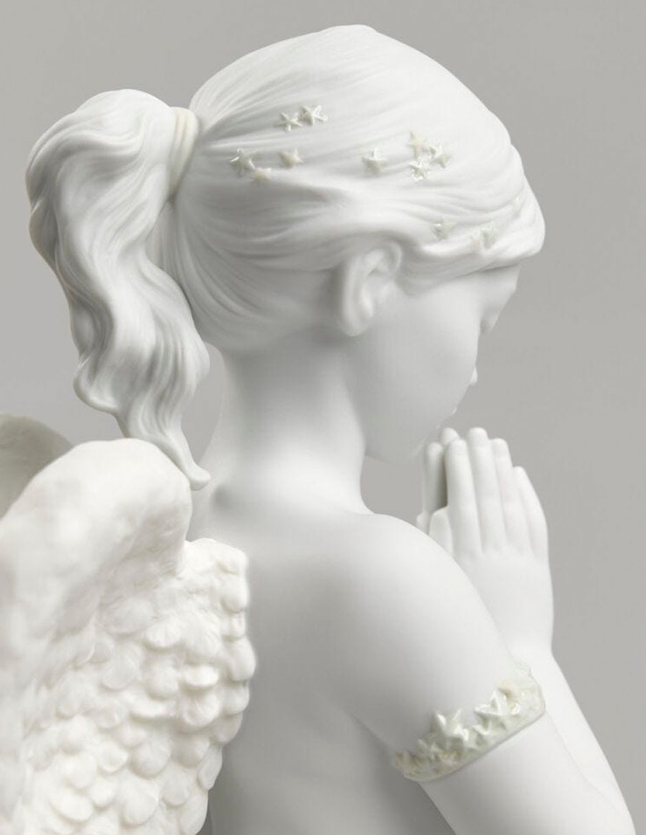 Escultura lladró oración celestial de porcelana