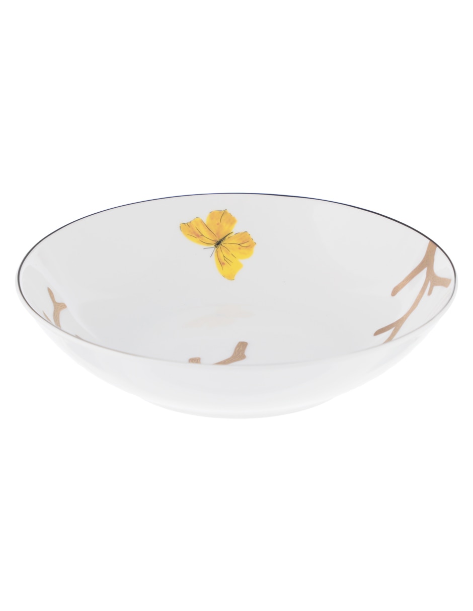 Plato sopa Aux Oiseaux de porcelana 1