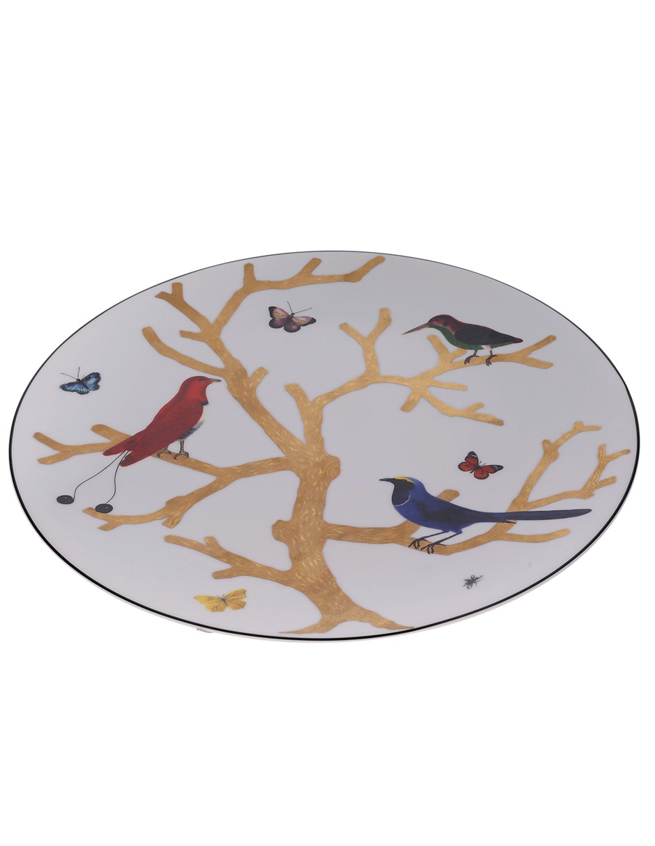 Plato Aux Oiseaux de porcelana Plato Aux Oiseaux de porcelana