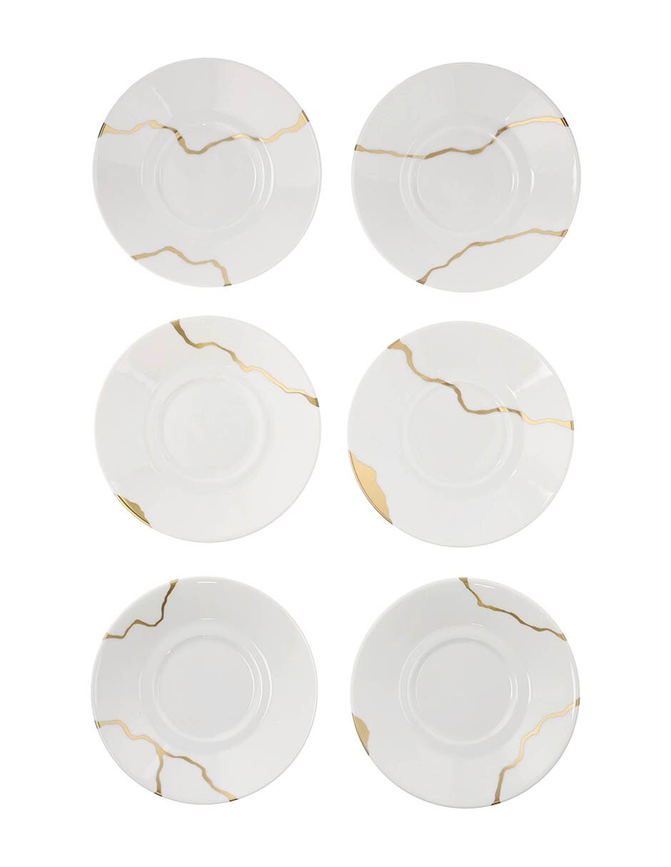 Set de tazas espresso Kintsugi 12 piezas 4