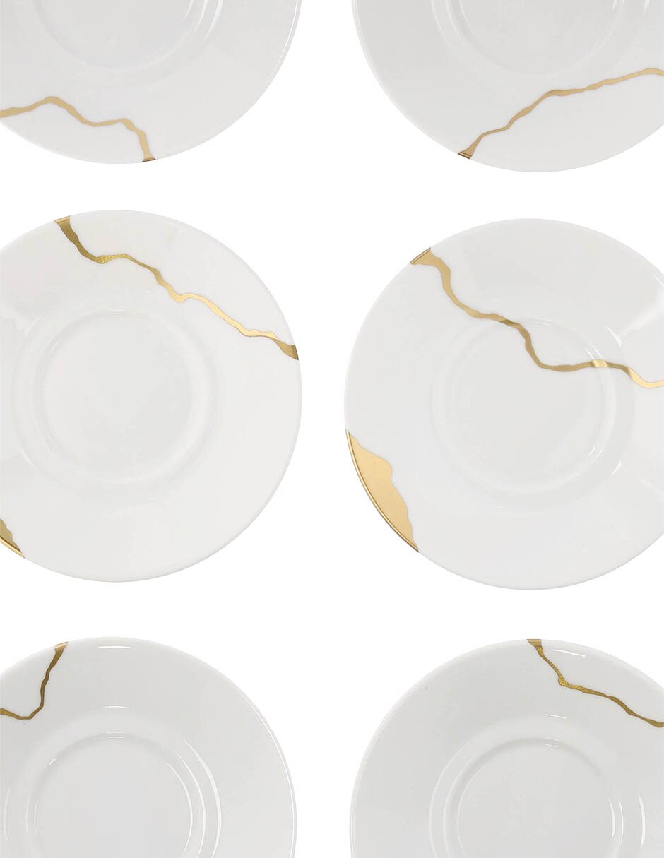 Set de tazas espresso Kintsugi 12 piezas 5