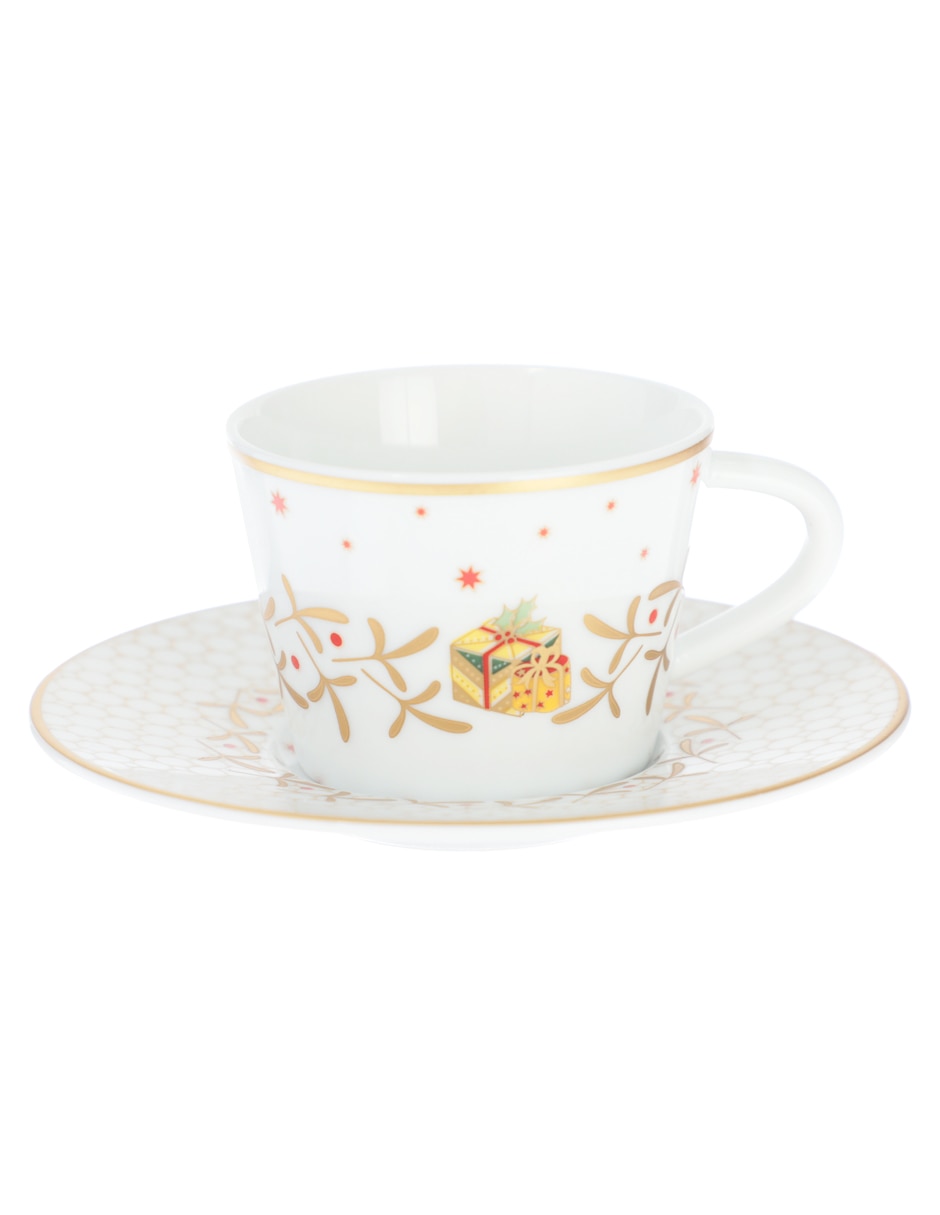 Taza terno Espresso Noel 2 piezas