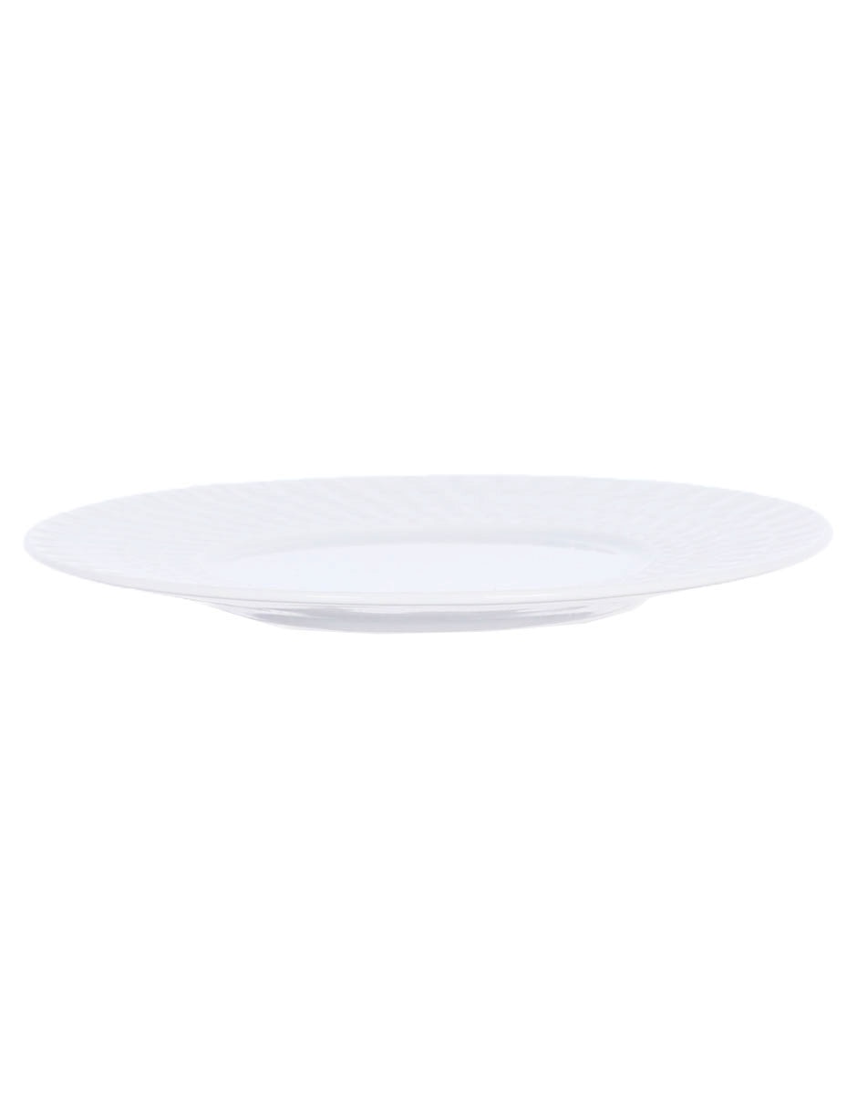 Plato pan Twist de porcelana Plato pan Twist de porcelana