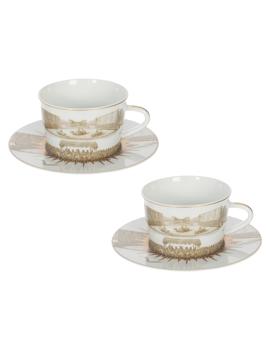 Set de tazas terno Versailles Enchanté 4 piezas