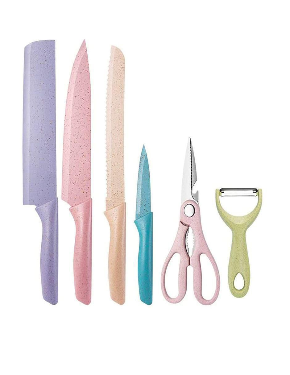 Set de cuchillos multiusos 6 piezas Set de cuchillos multiusos 6 piezas