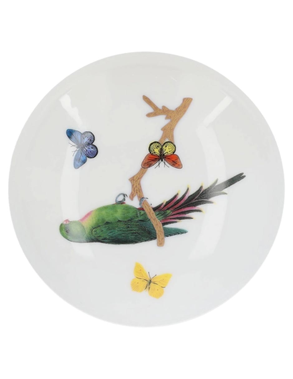 Contenedor Bernardaud Aux Oiseaux de porcelana