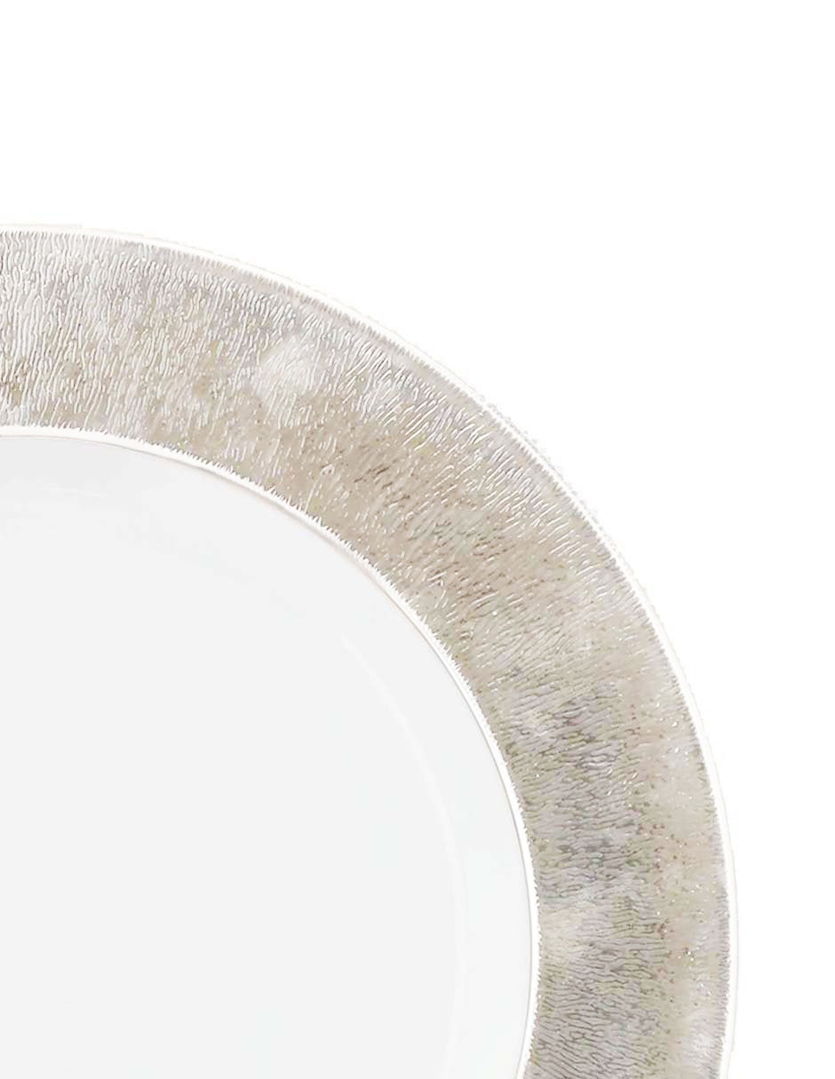Platón Dune Platine de porcelana Platón Dune Platine de porcelana