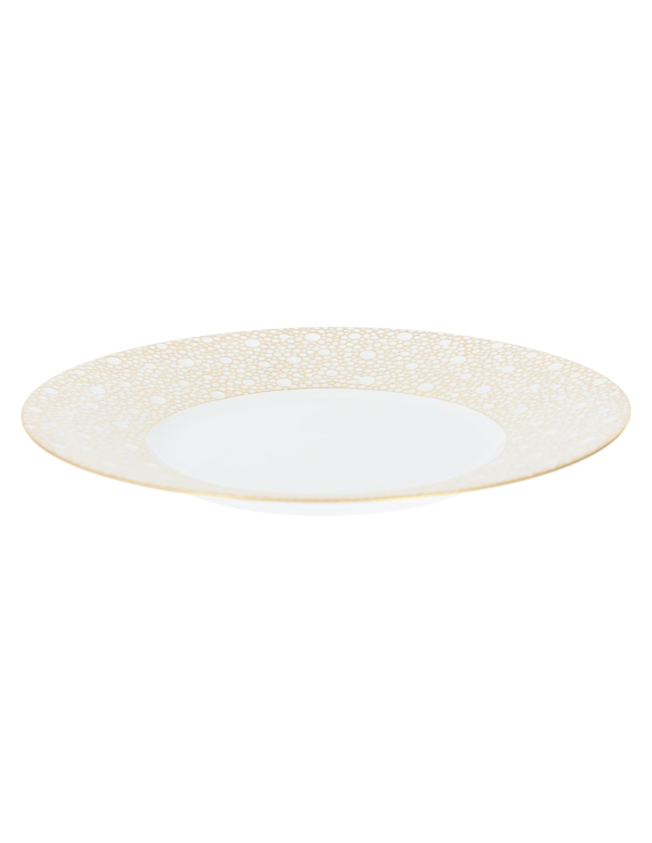 Plato ensalada Ecume Mordoré de porcelana