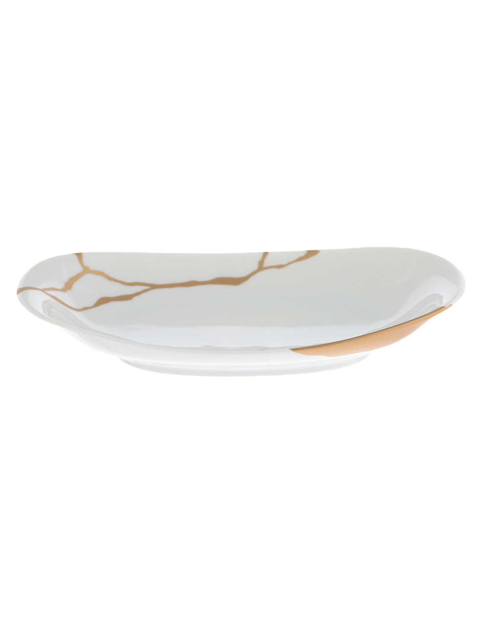 Platón Kintsugi de porcelana 1