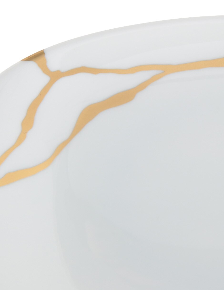 Platón Kintsugi de porcelana 3
