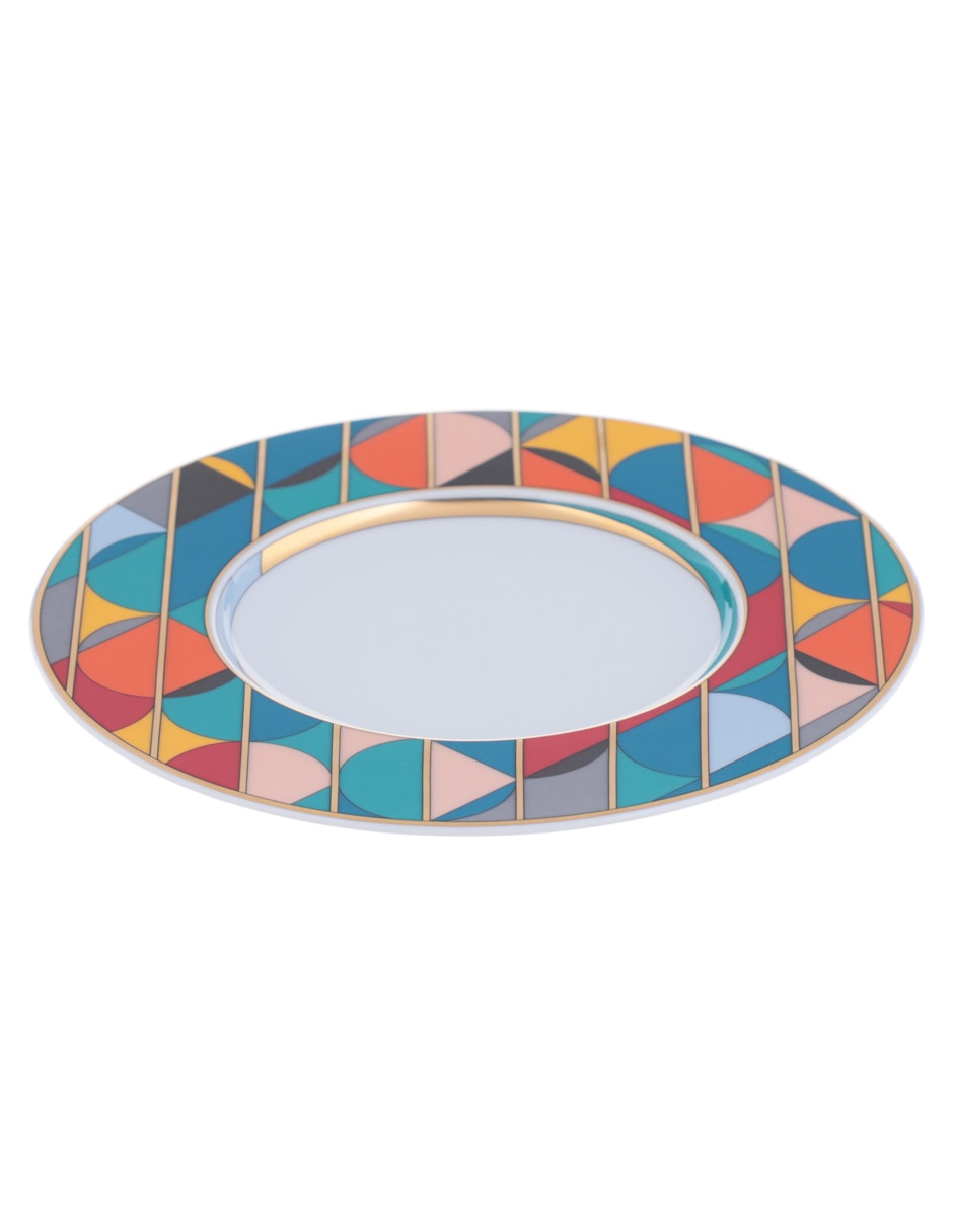 Plato pan Futurismo de porcelana Plato pan Futurismo de porcelana