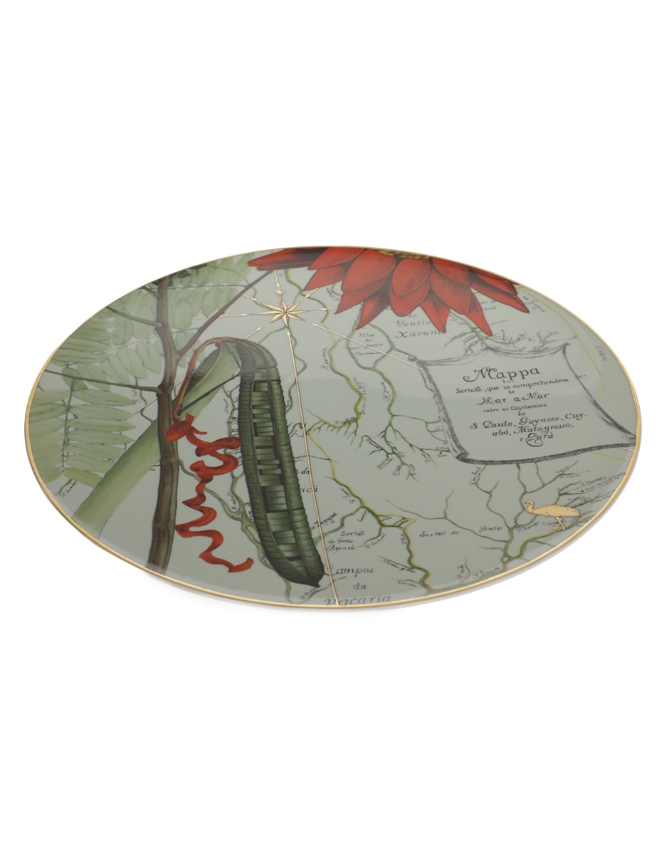 Plato base Amazonia de porcelana