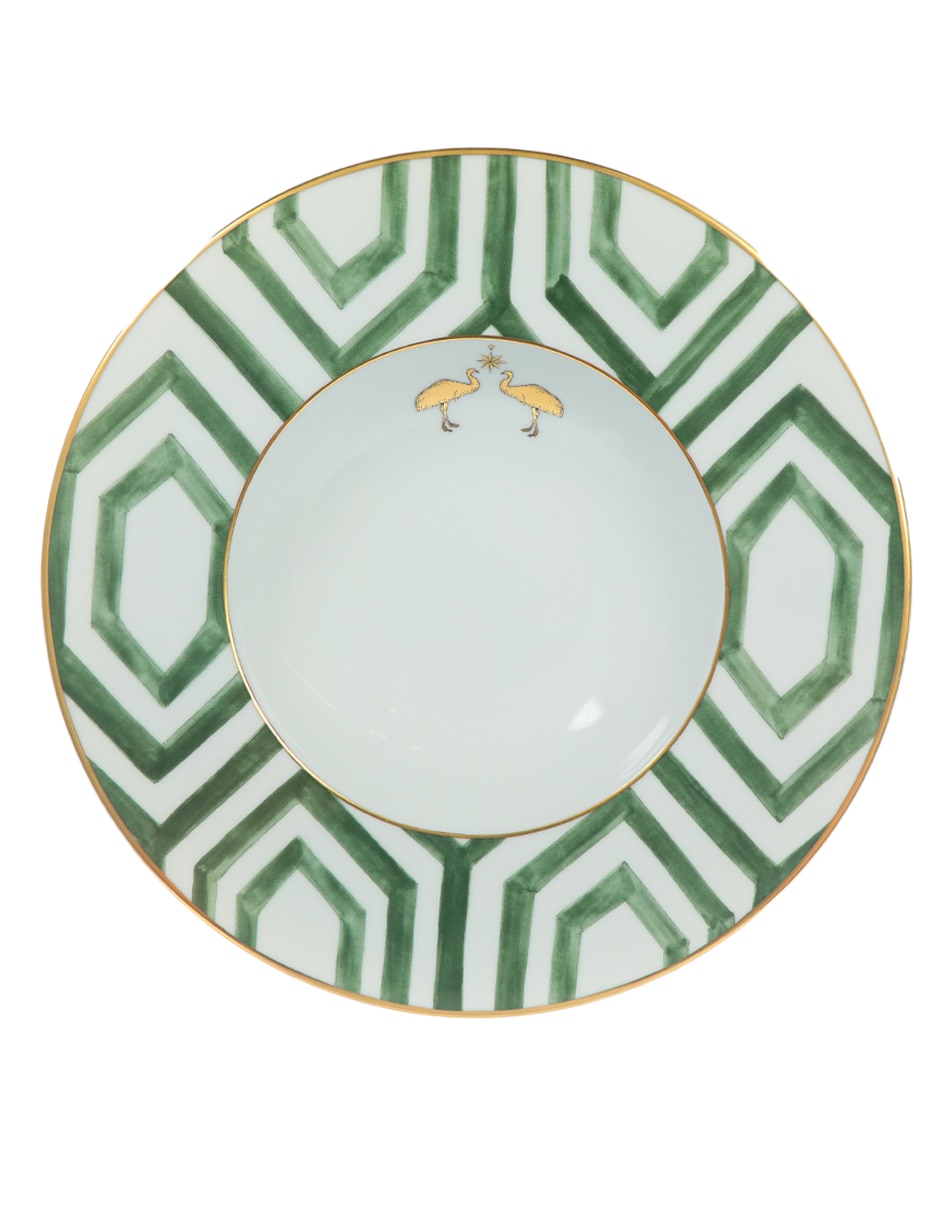 Plato sopa Vista Alegre Amazonia de porcelana
