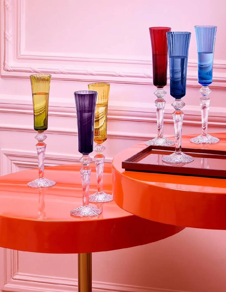 Copa para champán Baccarat de cristal 4 piezas