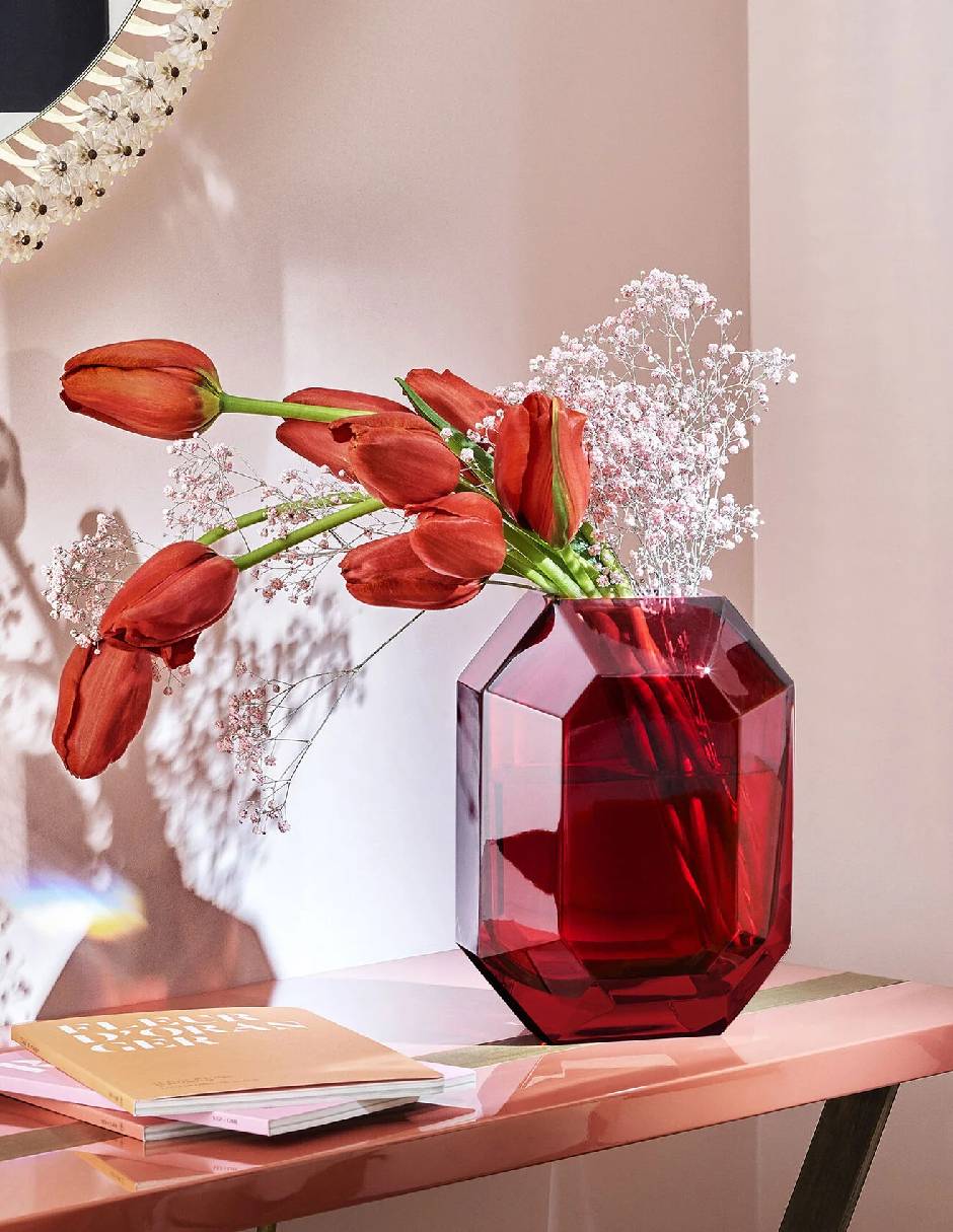 Florero Ocogone de cristal 4