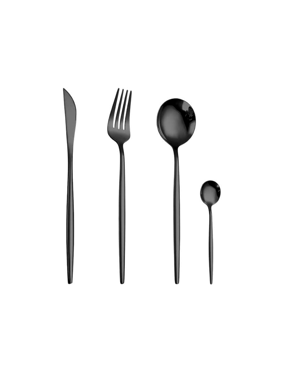 Set cubiertos de acero inoxidable 24 piezas 3