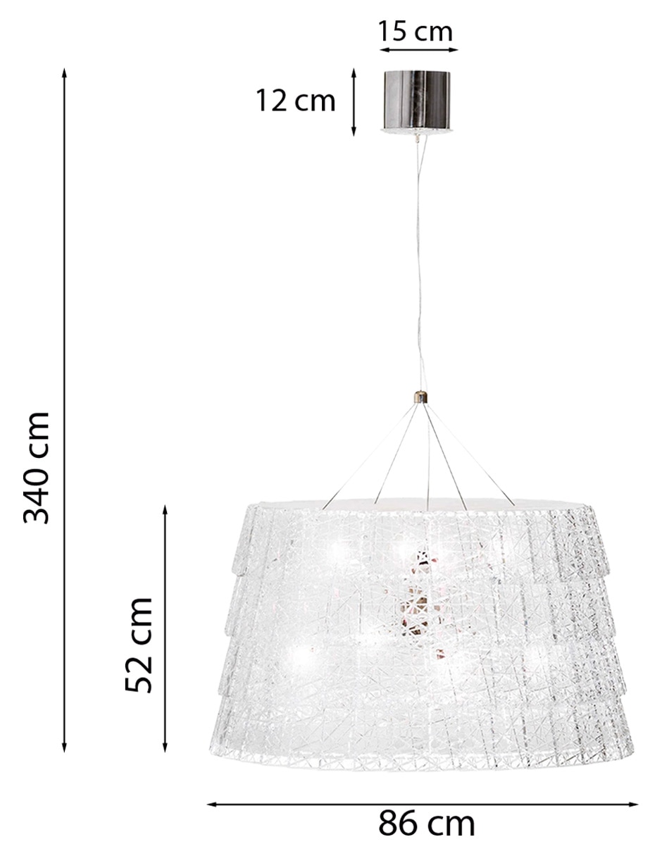 Lámpara incandescente y led Tuile