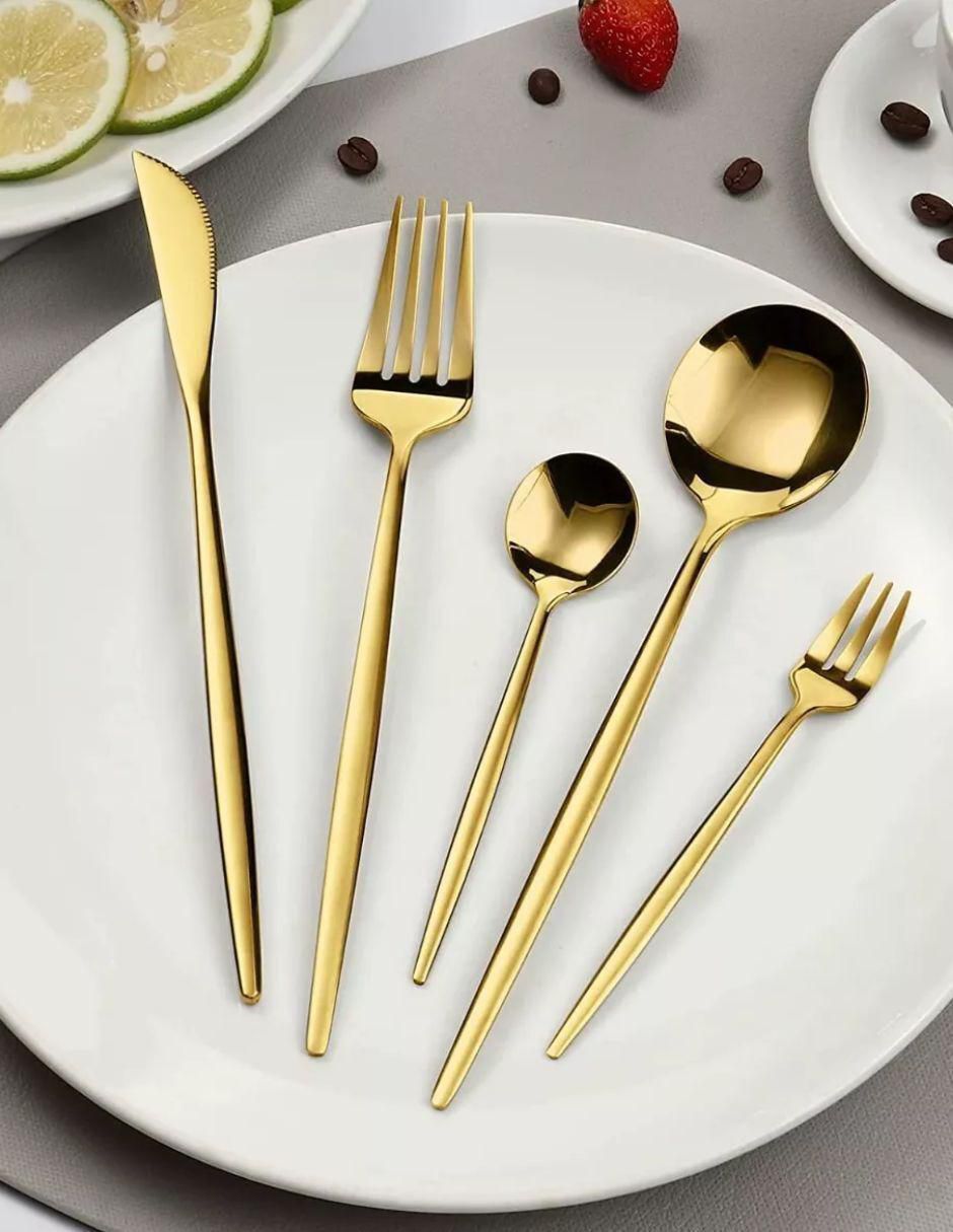 Set cubiertos de acero inoxidable 40 piezas