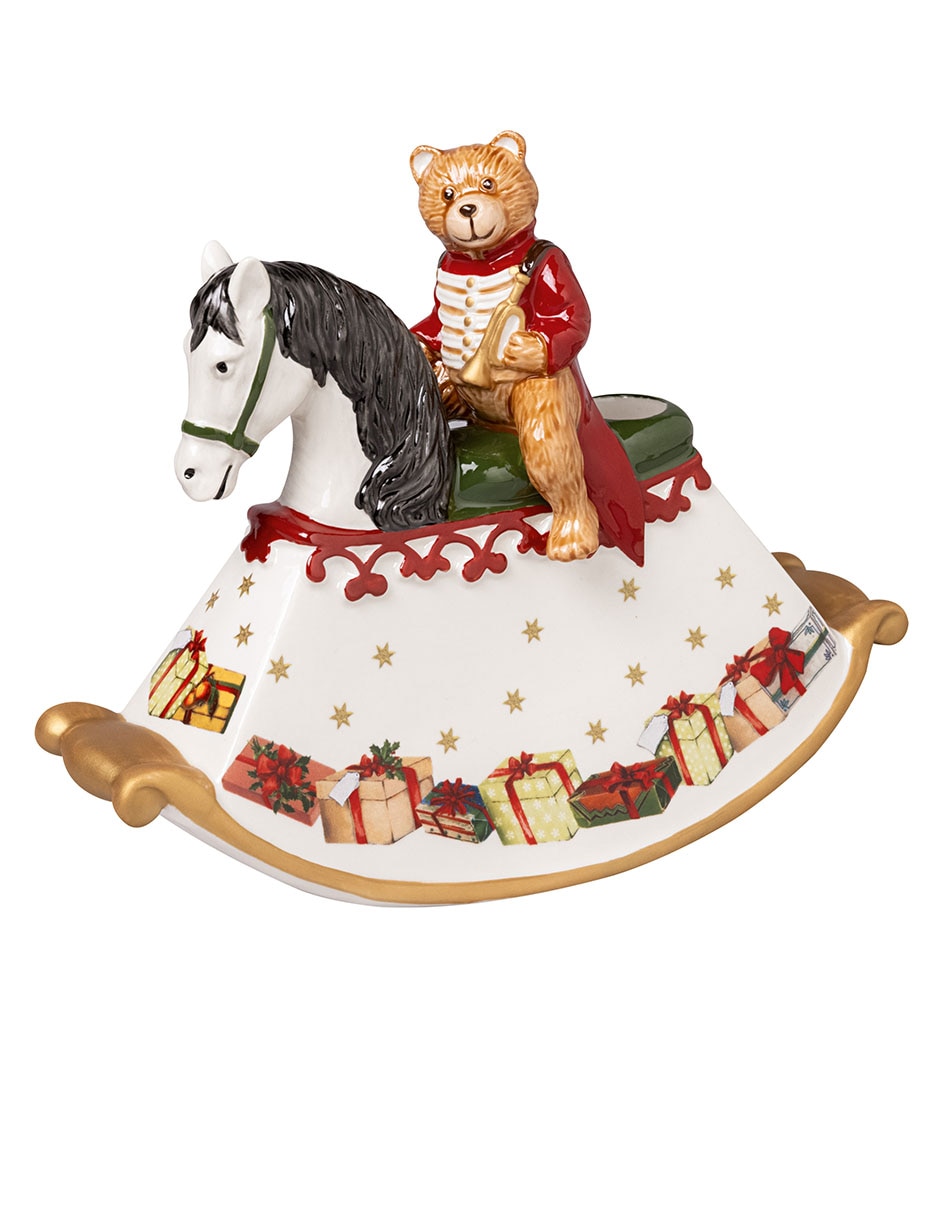 Figura decorativa Christmas Toys de porcelana